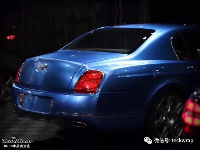 美国汽车车身贴膜GAL13水晶奥运蓝